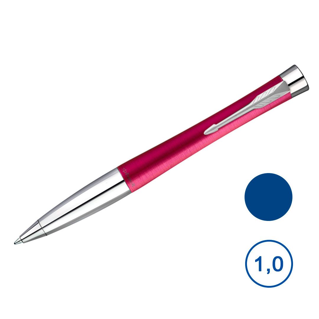 Ручка шариковая Parker "Urban Twist Vibrant Magenta CT", 1 мм, синяя / Ручки премиум-класса