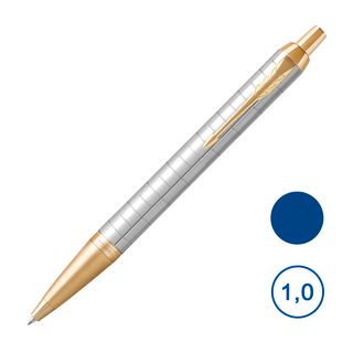 Шарлы қалам Parker "IM Premium Pearl GT", 1 мм, көк сиялы / Премиум класты қаламдар