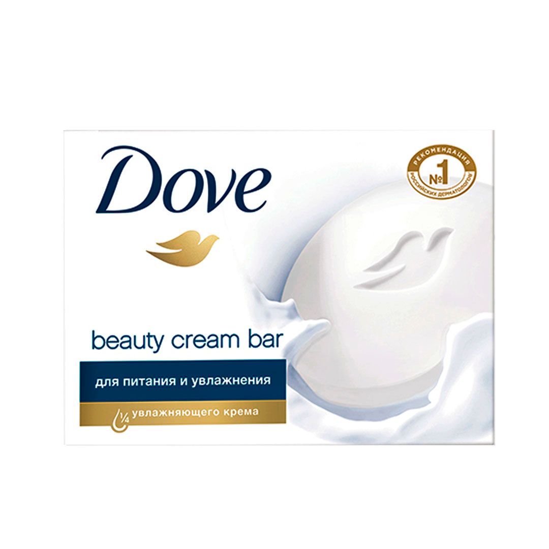 Мыло-крем туалетное Dove "Красота и уход", 135 гр / Мыло кусковое