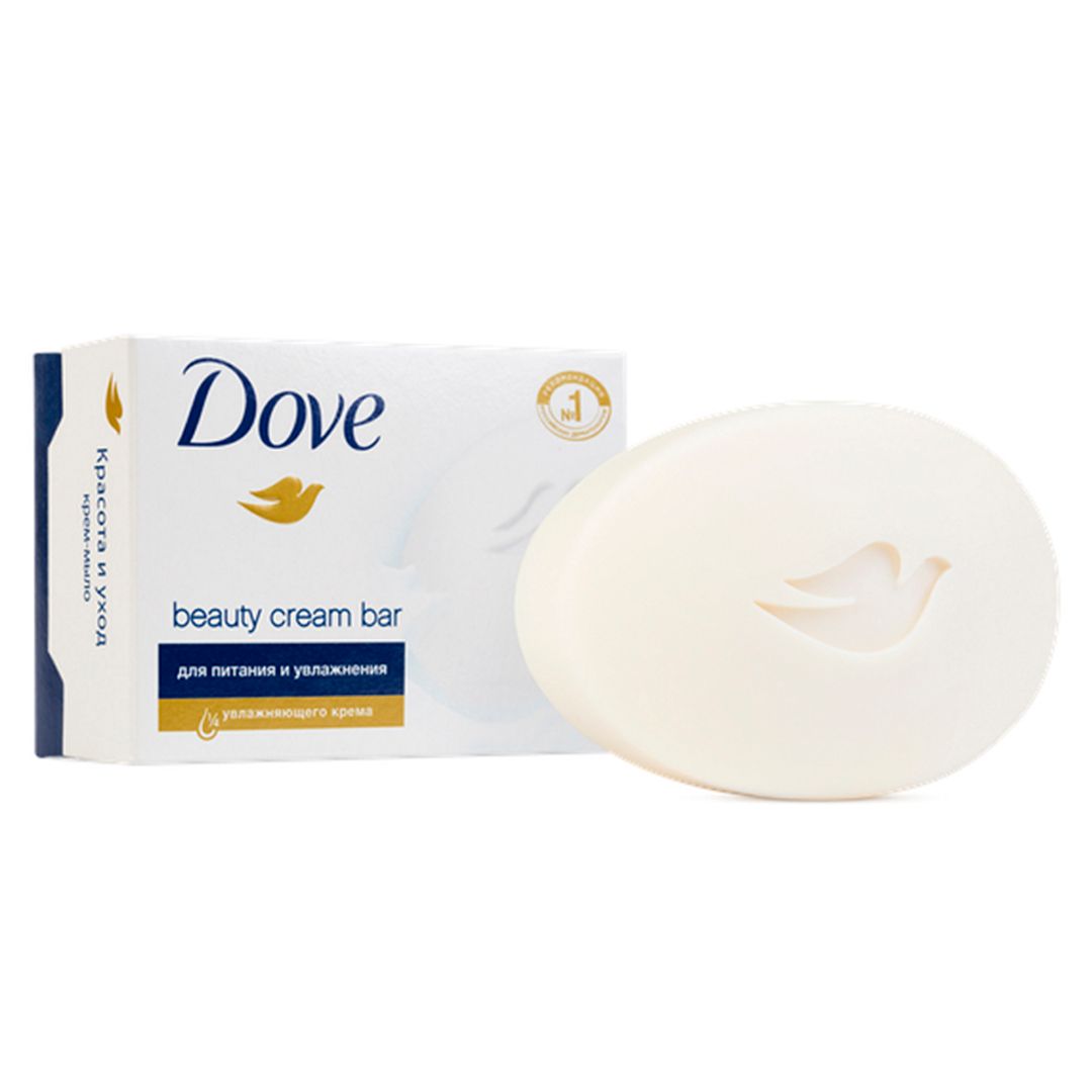 Мыло-крем туалетное Dove "Красота и уход", 135 гр / Мыло кусковое №2