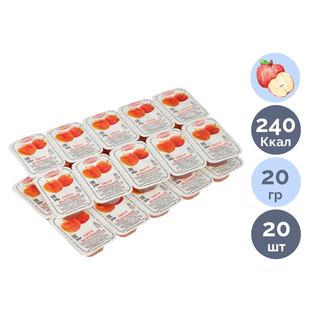 Порциялы тосап Руконт, алма, 20 гр, қаптамада 20 дана / Бал, тосап, шәрбаттар oe.kz Порциялы тосап Руконт, алма, 20 гр, қаптамада 20 дана / Бал, тосап, шәрбаттар