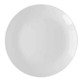 Тарелка обеденная Кулинарк "Сфера", диаметр 26,5 см, опаловое стекло, белый, 6 шт/упак / Посуда столовая