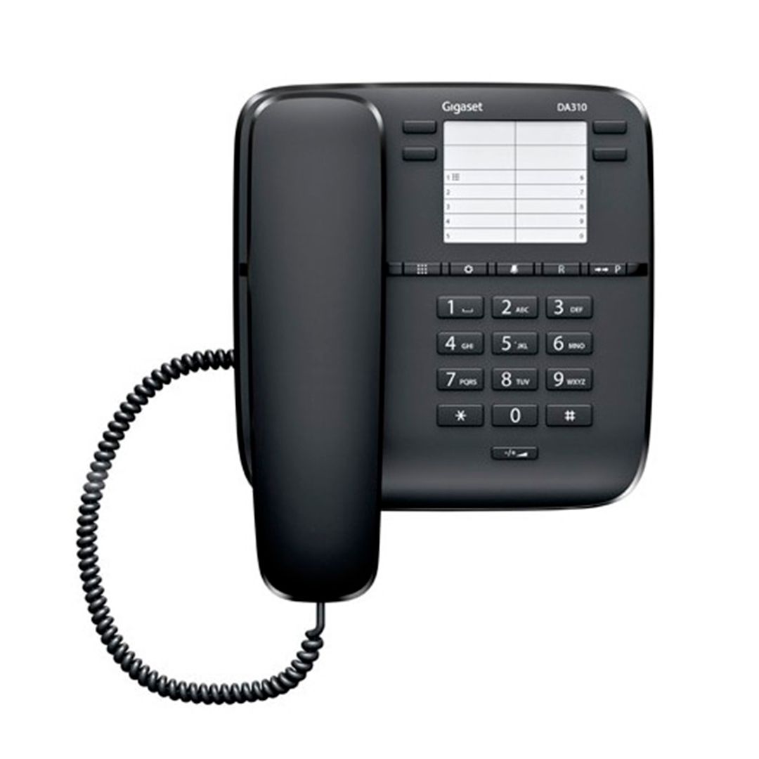 Телефон проводной Gigaset DA310, черный / Телефоны проводные №2 oe.kz Телефон проводной Gigaset DA310, черный / Телефоны проводные №2