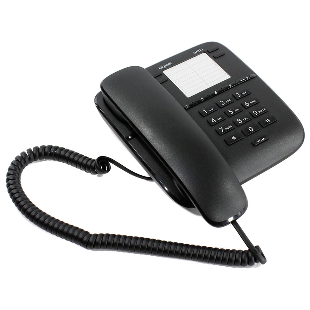 Телефон проводной Gigaset DA310, черный / Телефоны проводные №3 oe.kz Телефон проводной Gigaset DA310, черный / Телефоны проводные №3