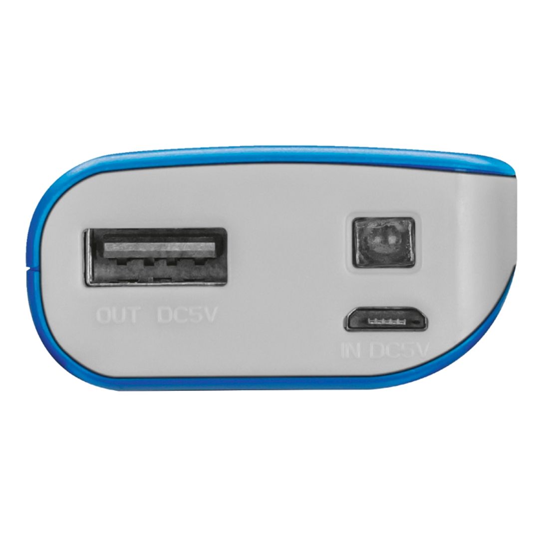 Портативное зарядное устройство Trust UR PRIMO, 4400 mAh, индикатор заряда, синий / Портативные зарядные устройства №3