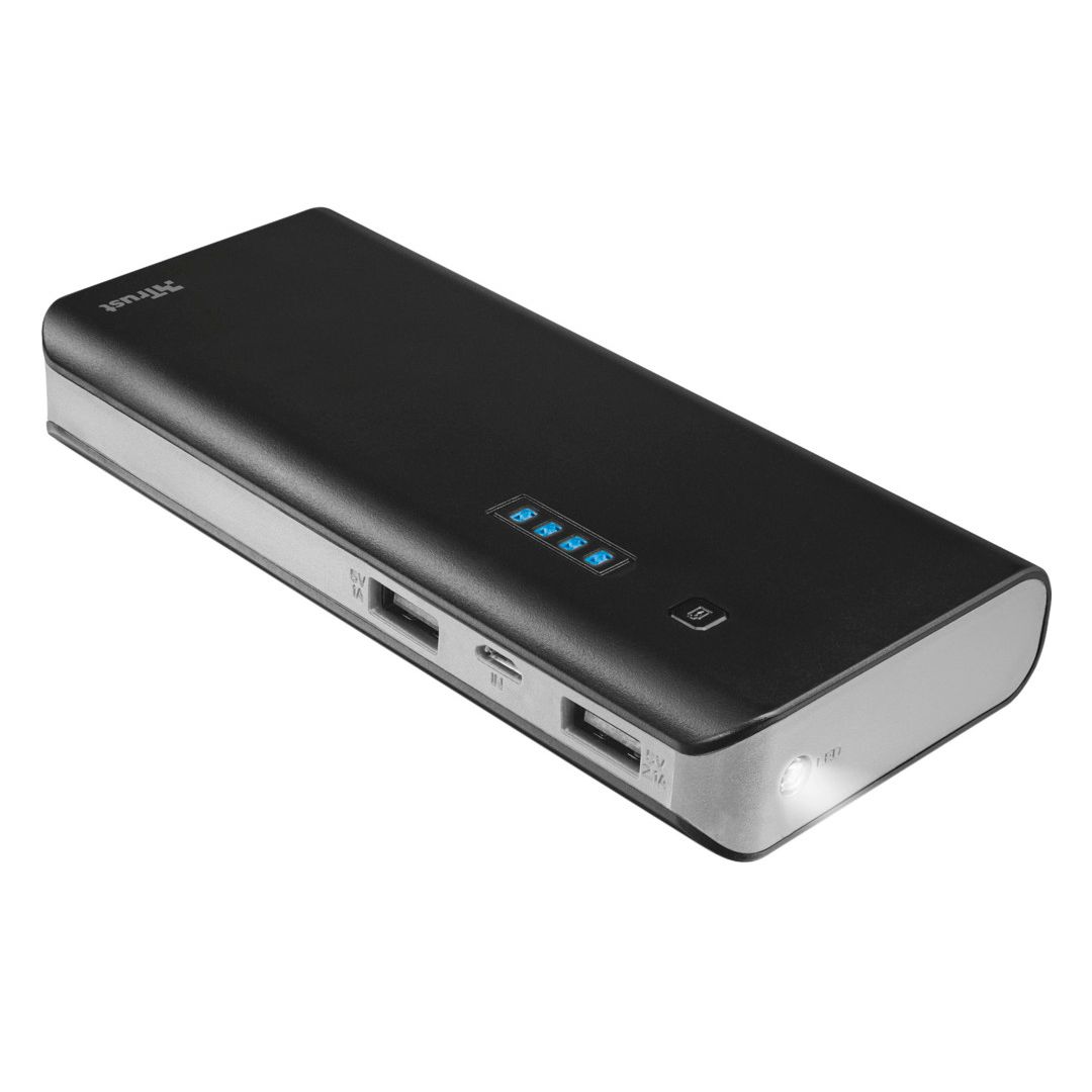 Портативное зарядное устройство Trust UR PRIMO, 4400 mAh, индикатор заряда, чёрный / Портативные зарядные устройства №2 oe.kz Портативное зарядное устройство Trust UR PRIMO, 4400 mAh, индикатор заряда, чёрный / Портативные зарядные устройства №2