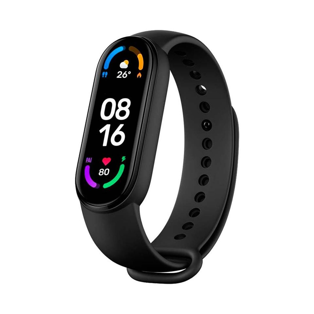 Фитнес браслет Xiaomi Mi Smart Band 6, черный / Фитнес-браслеты, смарт часы