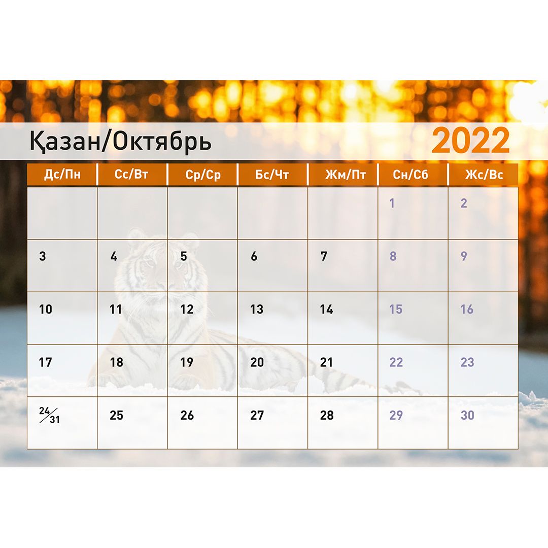 Календарь-планер на гребне "Символ года 2022", 130*210 мм / Календари №22