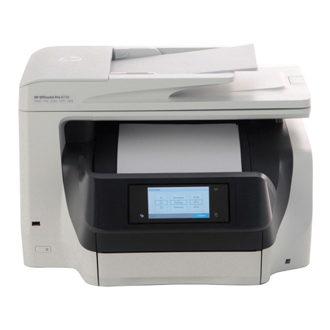 МФУ струйное цветное HP Europe OfficeJet Pro 8730, A4, 2400*600, 36 стр./мин, USB/LAN/WiFI / Струйные oe.kz МФУ струйное цветное HP Europe OfficeJet Pro 8730, A4, 2400*600, 36 стр./мин, USB/LAN/WiFI / Струйные