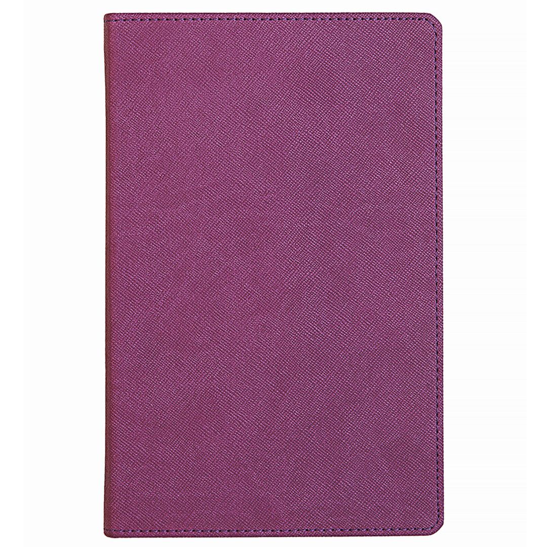 Записная книжка Lady Book,  А5, 128 л, в линейку, фиолетовая