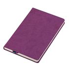 Записная книжка Lady Book,  А5, 128 л, в линейку, фиолетовая