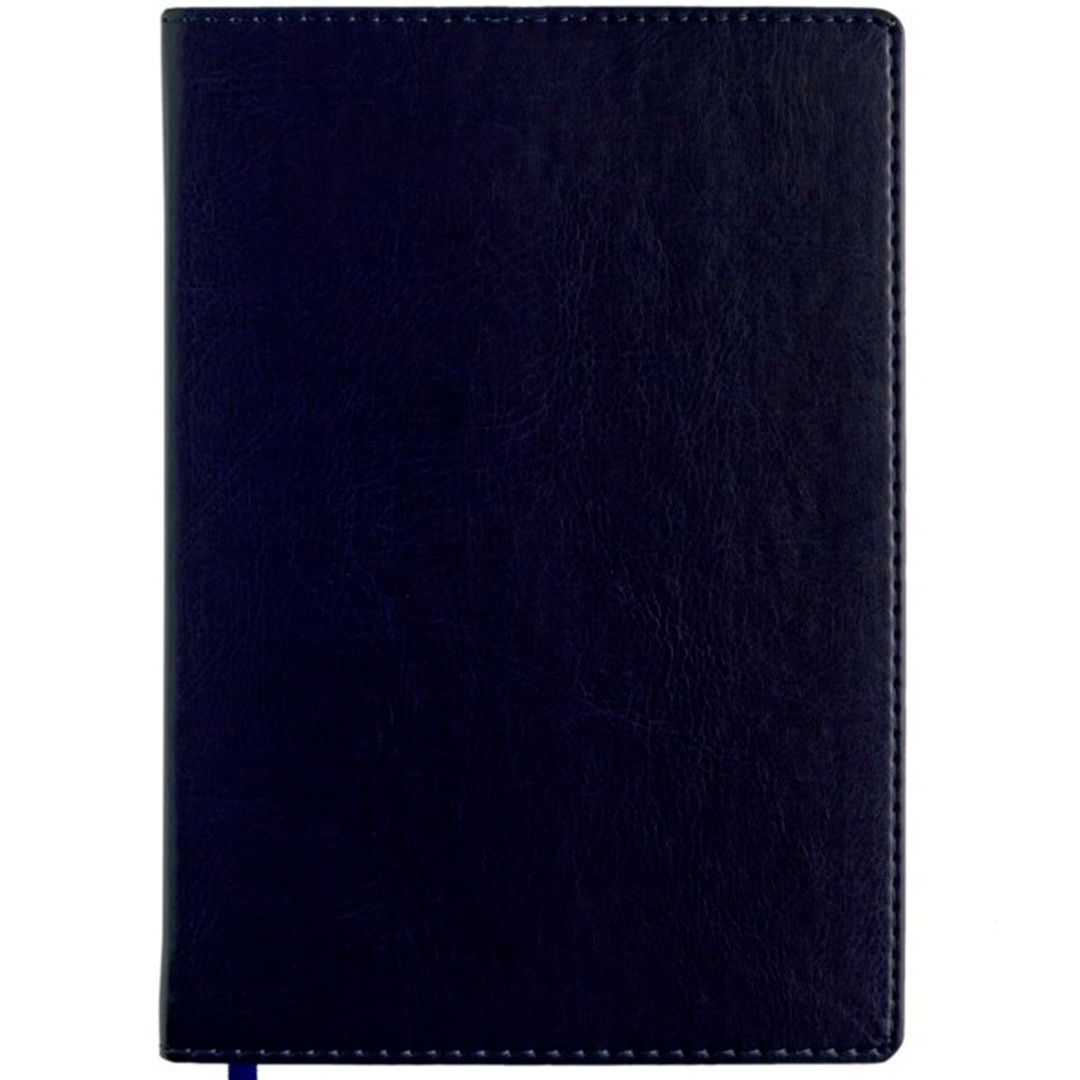 Записная книжка Trendy, А5, 128 л, в линейку, кожзам, синий