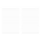 Записная книжка Trendy, А5, 128 л, в линейку, кожзам, синий