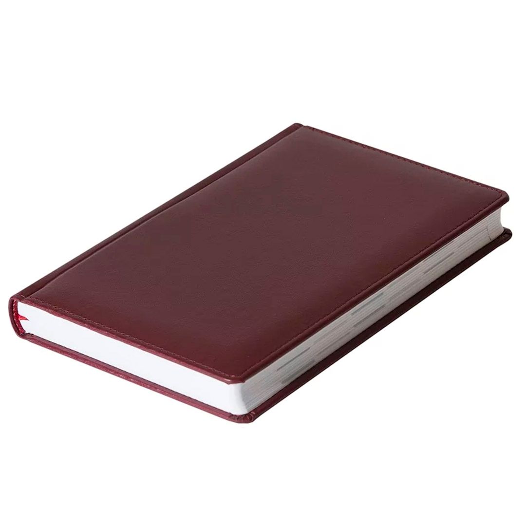 Ежедневник датированный Memory, 2022 г., А5, 176 л., бордовый / Ежедневники датированные №2