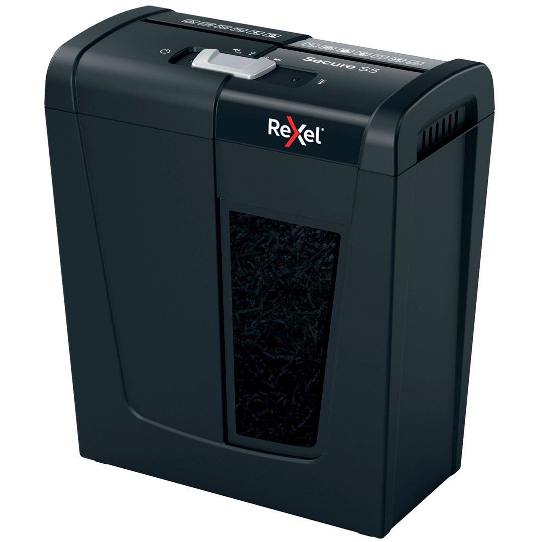 Уничтожитель документов SHRp P-2 Rexel Secure S5, ("2" уровень секретности), 10 литра, 5 листов / Уничтожители документов