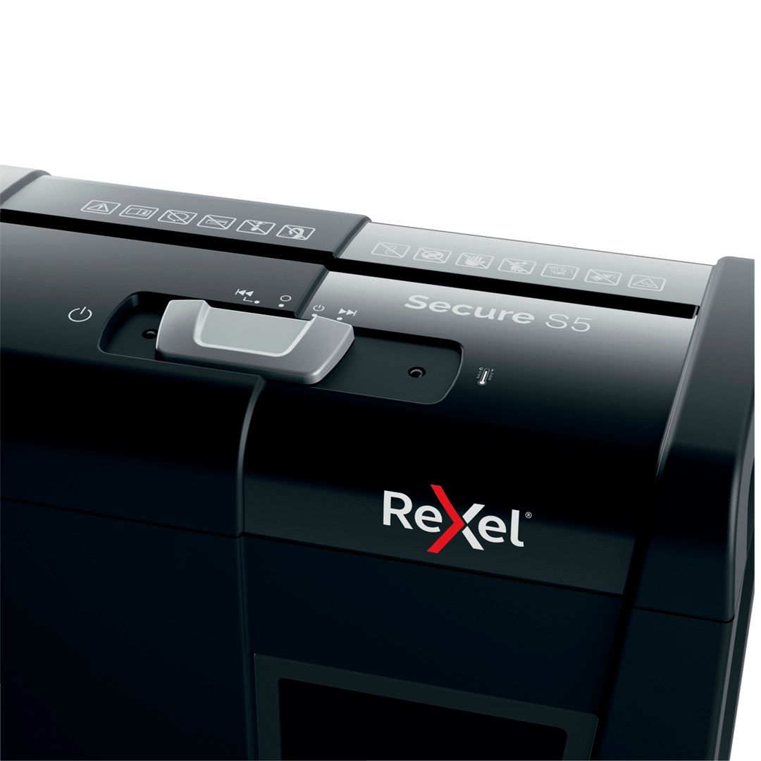 Уничтожитель документов SHRp P-2 Rexel Secure S5, ("2" уровень секретности), 10 литра, 5 листов / Уничтожители документов №7
