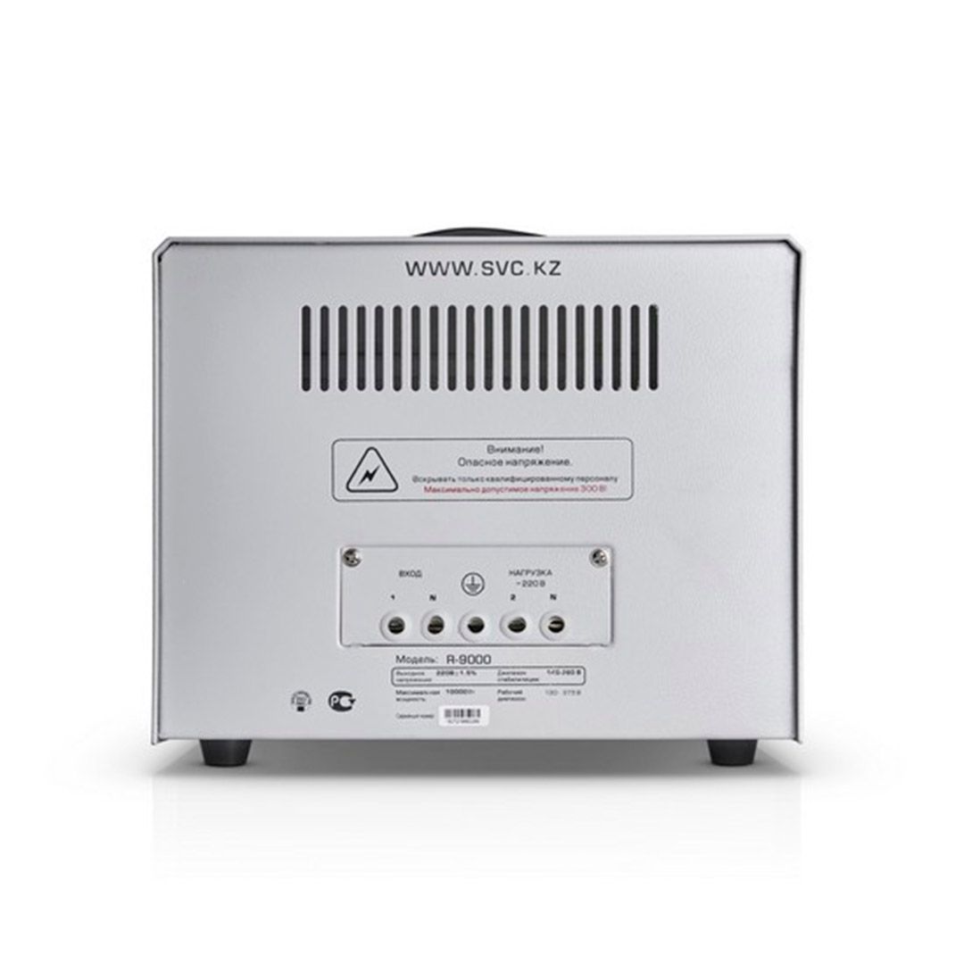 Стабилизатор напряжения SVC R-9000, 9000ВА/7000Вт, серый / Источники бесперебойного питания №3