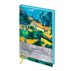 Записная книжка Greenwich Line "Vision. Cezanne. Turning Road", А5, 80 листов. кожзам, цветной срез
