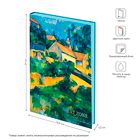 Записная книжка Greenwich Line "Vision. Cezanne. Turning Road", А5, 80 листов. кожзам, цветной срез