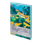 Записная книжка Greenwich Line "Vision. Cezanne. Turning Road", А5, 80 листов. кожзам, цветной срез