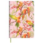 Записная книжка Greenwich Line "Vision. Birds", А5, 80 листов. кожзам, цветной срез