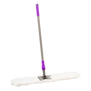 Швабра рамка OfficeClean Professional, телескопическая ручка 125 см, насадка МОП хлопок 80 см / Швабры и комплекты