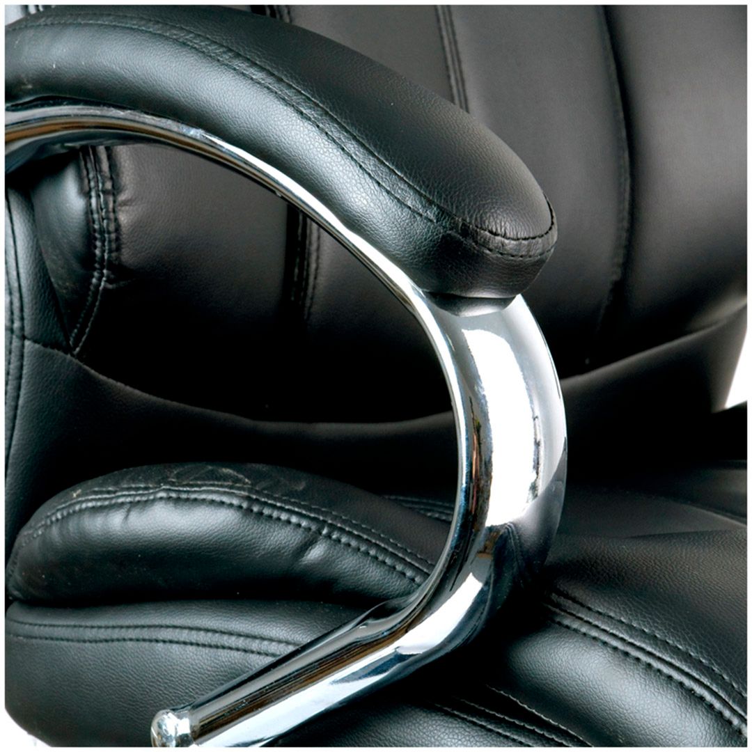 Кресло для руководителя Helmi HL-ES06 "Granite", экокожа, черное / Кресла для руководителей №5