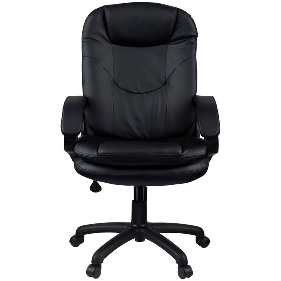 Кресло для руководителя Helmi HL-E68 "Reputation", экокожа, черное / Кресла для руководителей №2