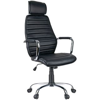 Басқарушы креслосы Helmi HL-E05 "Event", эко былғары, қара / Басқарушыларға арналған креслолар