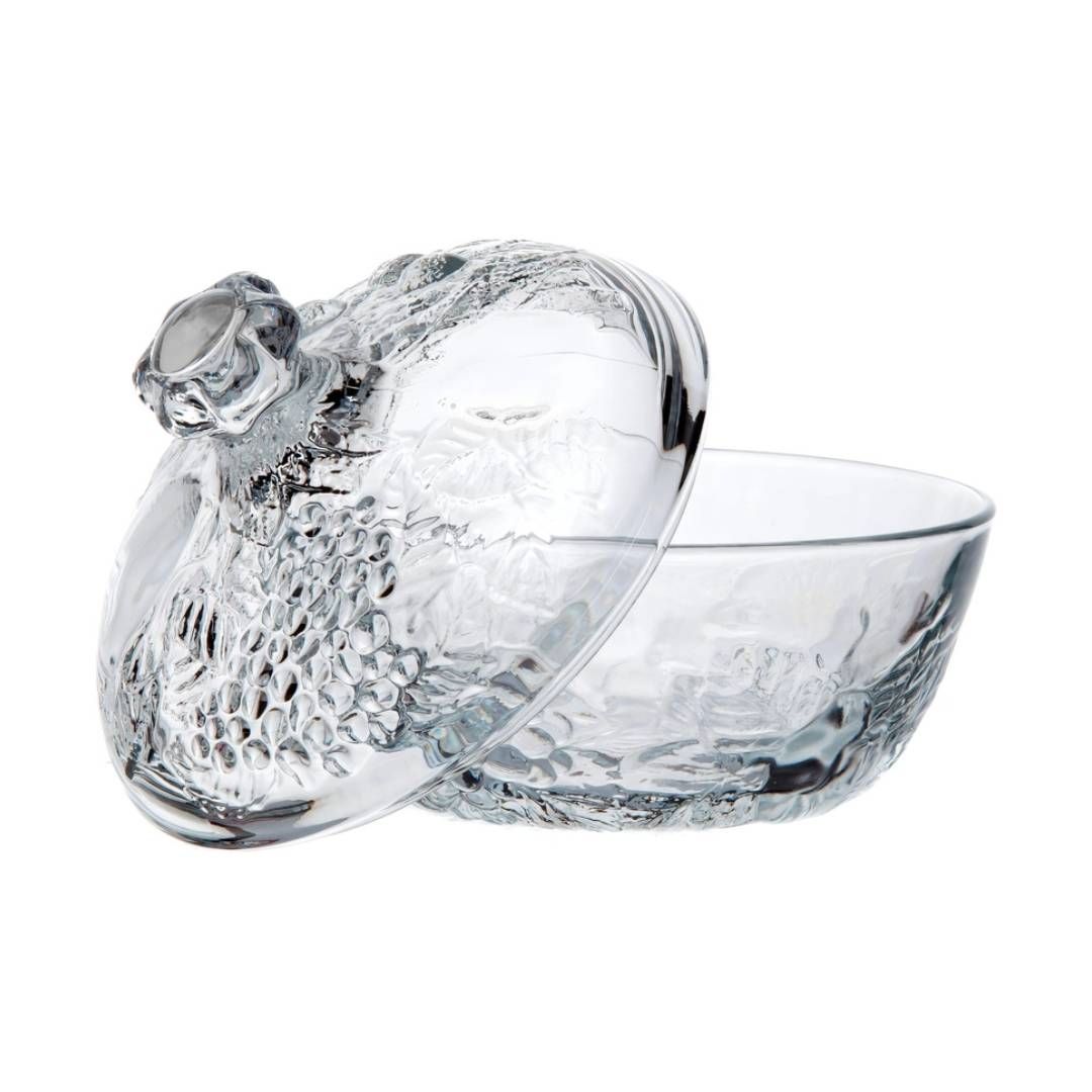 Сахарница с крышкой F&D "Пикник", 400 мл, стекло / Посуда столовая №2