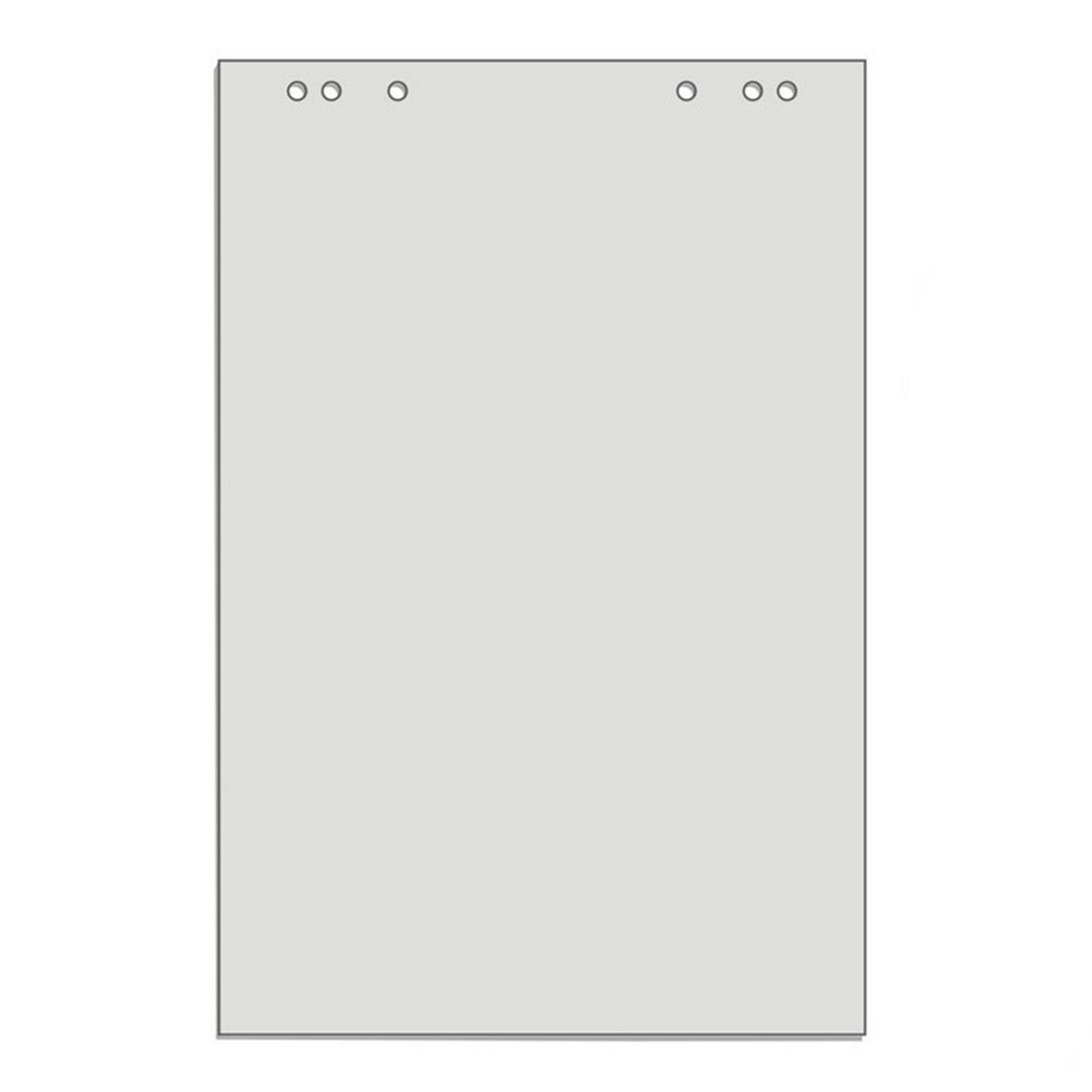 Блок бумаги для флипчарта Attache Economy Eco, размер 600*900 мм, 20 листов, серый / Бумага для флипчарта