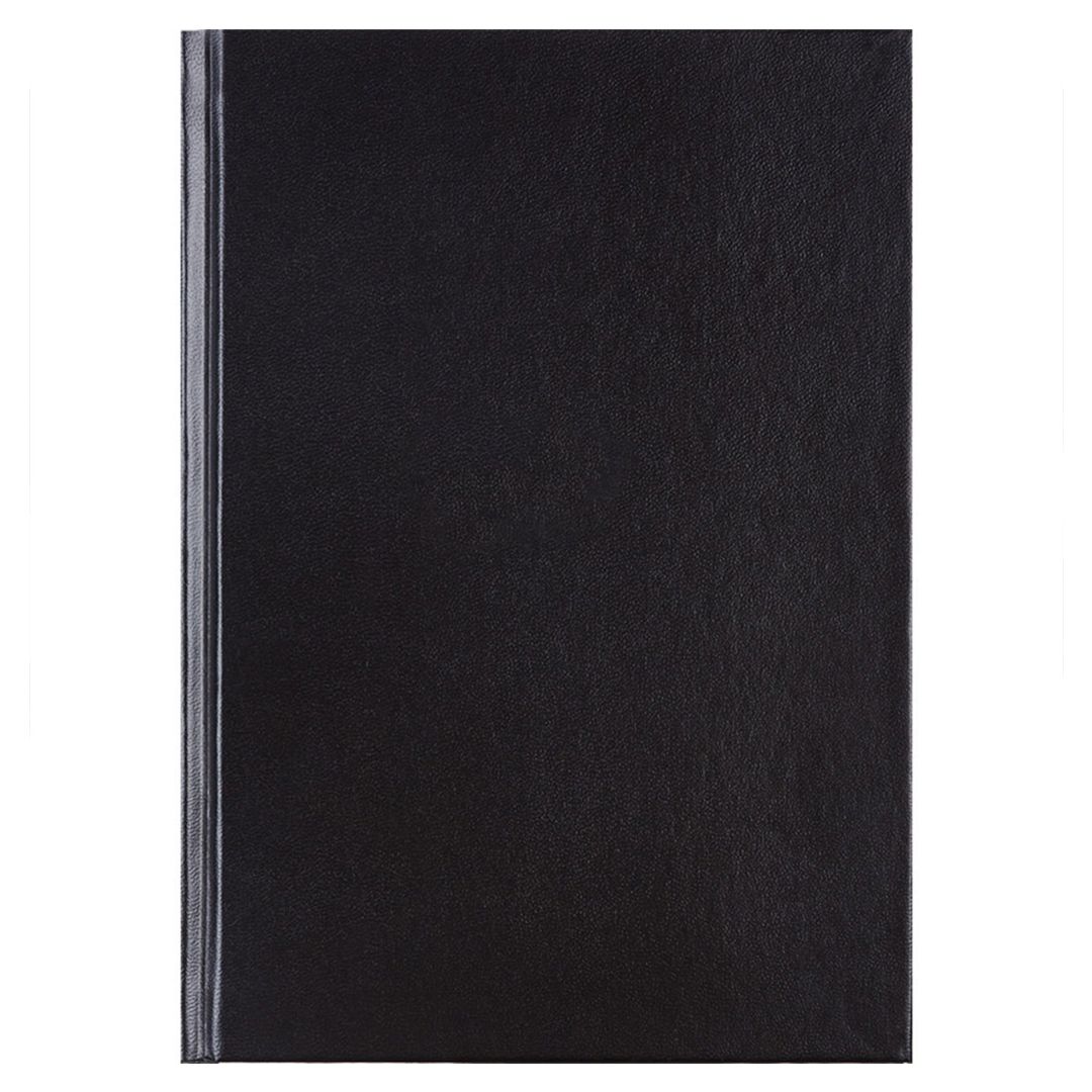 Ежедневник недатированный Attache Ideal, A5, 136 л., кожзам, черный / Ежедневники недатированные