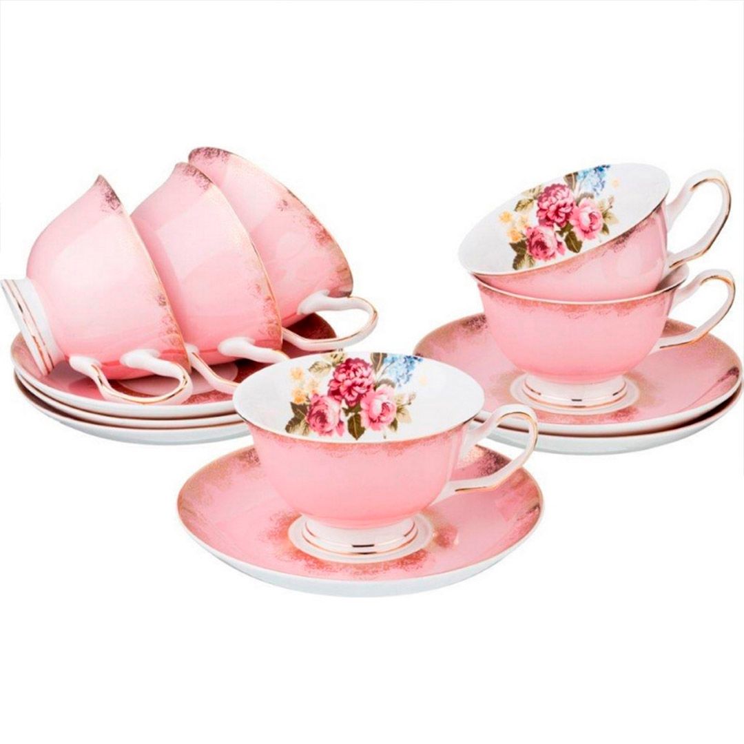 Сервиз чайный Lefard 275-902, 12 предметов, 6 персон / Посуда столовая