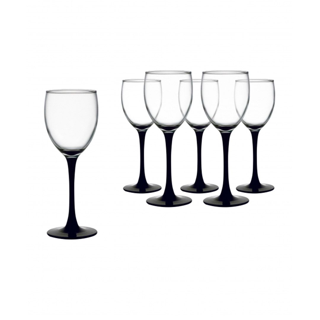 Набор фужеров для вина Luminarc "Домино", стекло, 250 мл, 6 шт/упак / Посуда столовая oe.kz Набор фужеров для вина Luminarc "Домино", стекло, 250 мл, 6 шт/упак / Посуда столовая