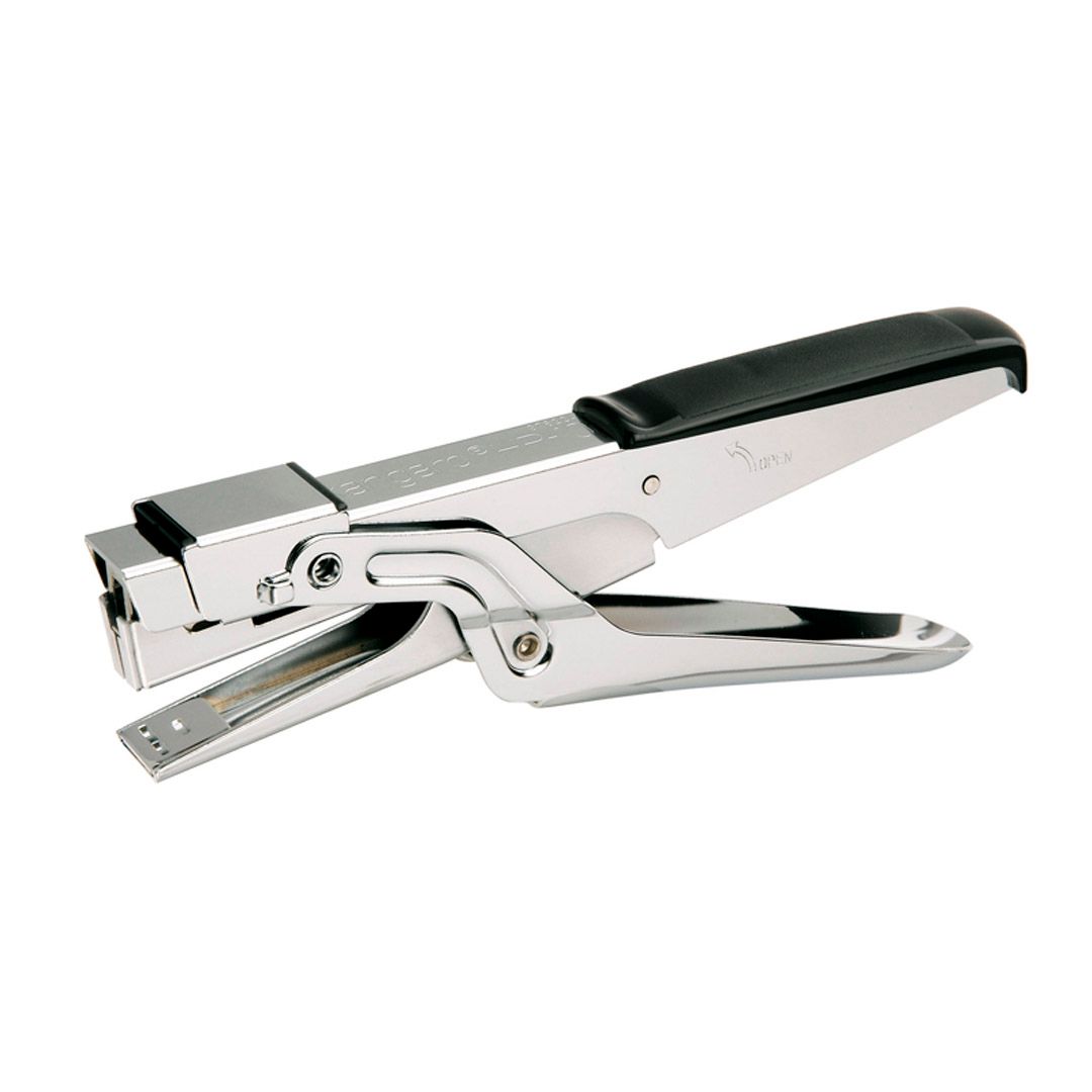 Степлер-плаер сшивает до 20 листов, Kangaro HP-10 №10, металлический, ассорти / Степлеры