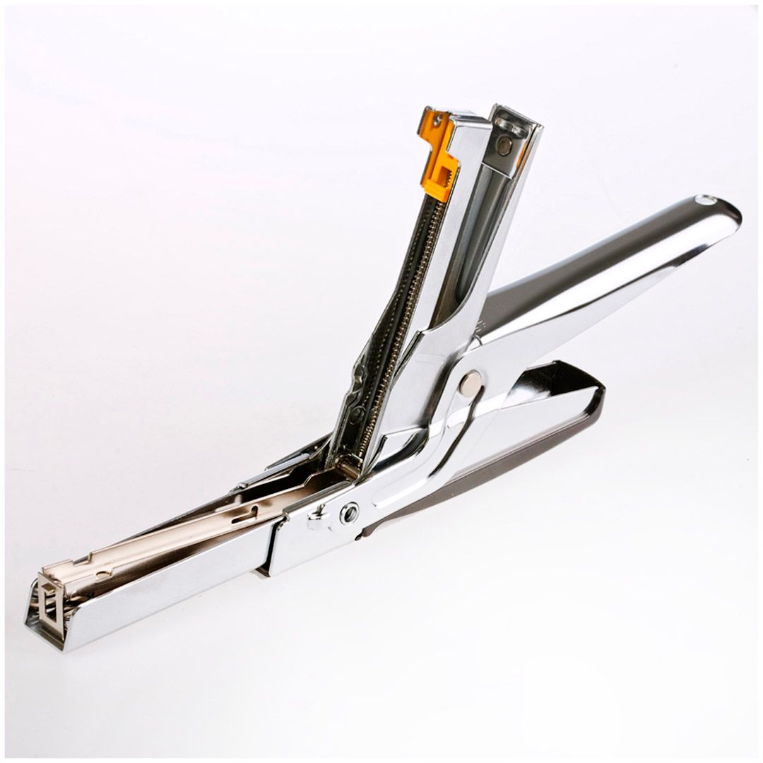 Степлер-плаер сшивает до 20 листов, Kangaro HP-10 №10, металлический, ассорти / Степлеры №2