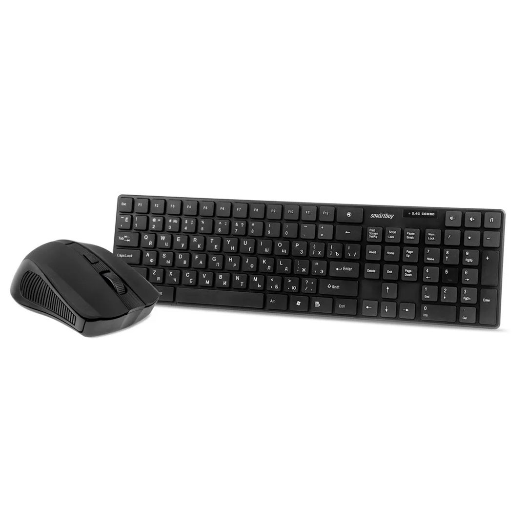 Беспроводной набор Smartbuy One "229352AG", клавитура и мышь, USB, черный / Комплекты клавиатура+мышь №2