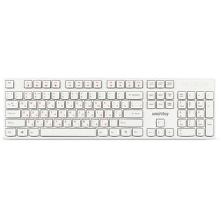 Сымды пернетақта Smartbuy ONE 238, ENG/RUS, USB, ақ / Сымды пернетақталар