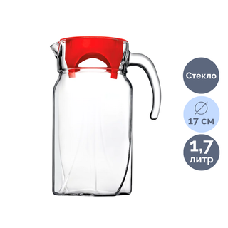 Pasabahce "Луна" құмырасы, қақпақпен, 1,7 л / Асхана ыдыстары