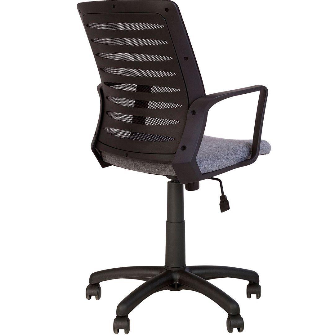 Кресло для персонала WEBSTAR GTP BLACK TILT PL62 OH/5 C-38, ткань, сетка, черно-серое / Кресла для персонала №5