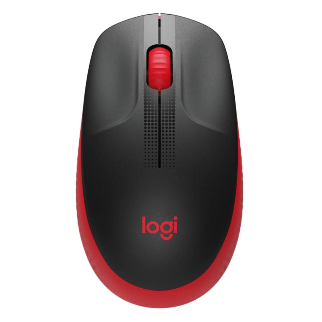 Мышь беспроводная Logitech M190, USB, 3 кнопки, 1000 dpi, черная/красная / Мыши беспроводные oe.kz Мышь беспроводная Logitech M190, USB, 3 кнопки, 1000 dpi, черная/красная / Мыши беспроводные