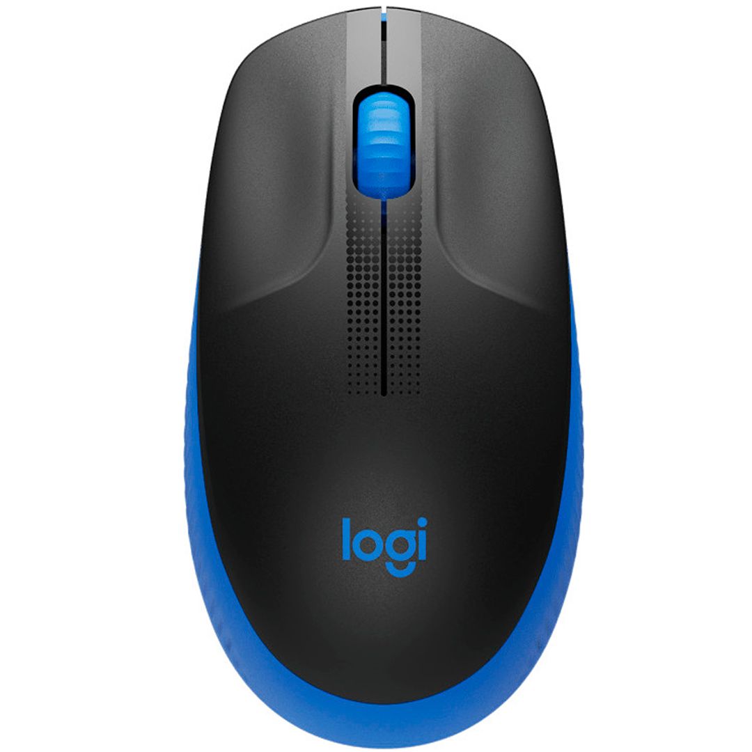 Мышь беспроводная Logitech M190, USB, 3 кнопки, 1000 dpi, синяя / Мыши беспроводные