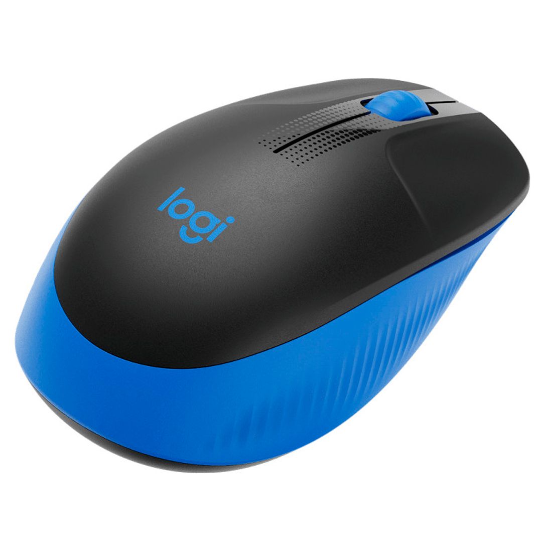 Мышь беспроводная Logitech M190, USB, 3 кнопки, 1000 dpi, синяя / Мыши беспроводные №3