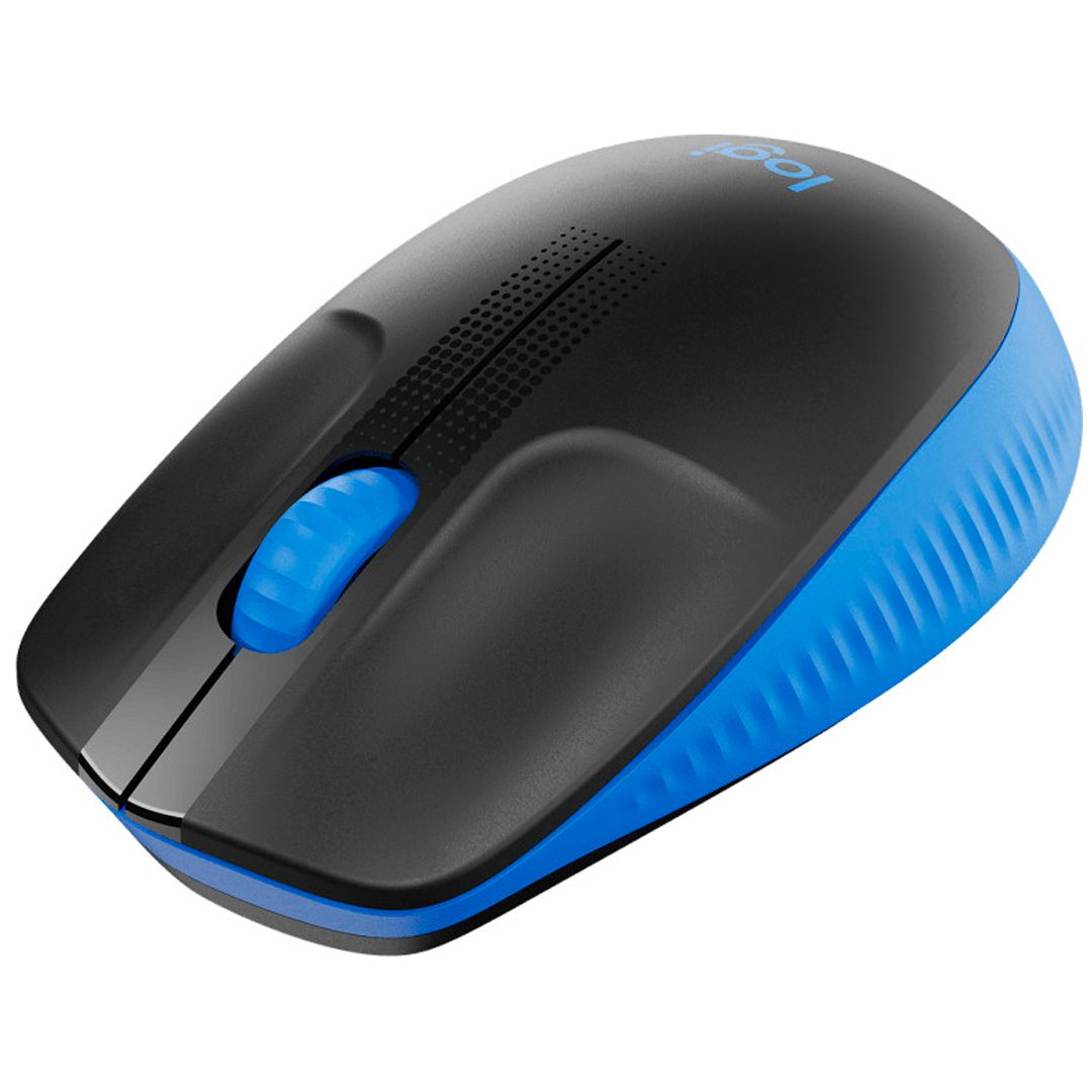 Мышь беспроводная Logitech M190, USB, 3 кнопки, 1000 dpi, синяя / Мыши беспроводные №4