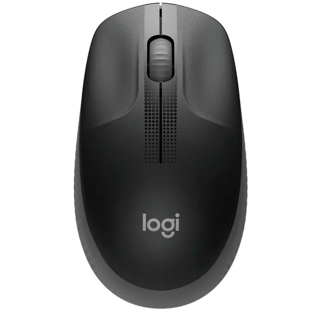 Мышь беспроводная Logitech M190, USB, 3 кнопки, 1000 dpi, серая / Мыши беспроводные