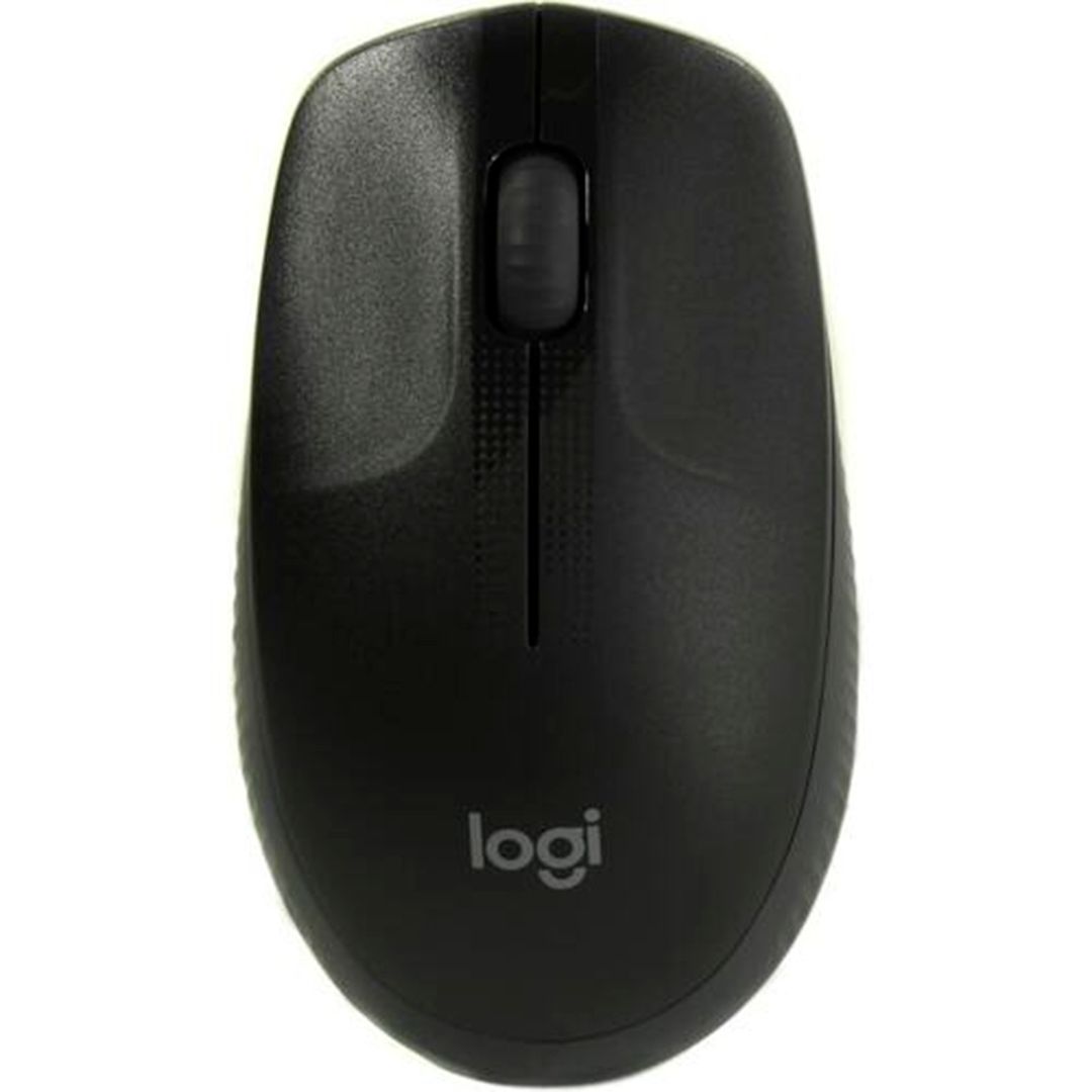 Мышь беспроводная Logitech M190, USB, 3 кнопки, 1000 dpi, черная (charcoal) / Мыши беспроводные