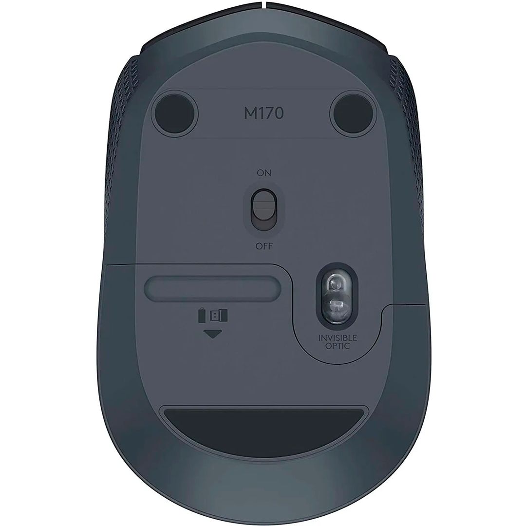 Мышь беспроводная Logitech B170, USB, 3 кнопки, 1000 dpi, черная / Мыши беспроводные №2