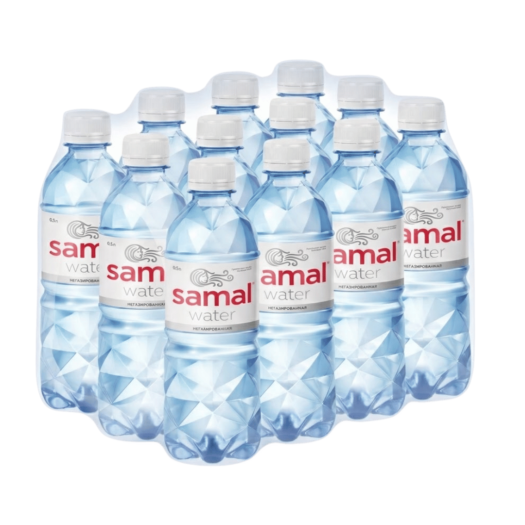 "Samal" газдалмаған ауыз суы, 0,5 л, пластик бөтелке / Ауыз су №2