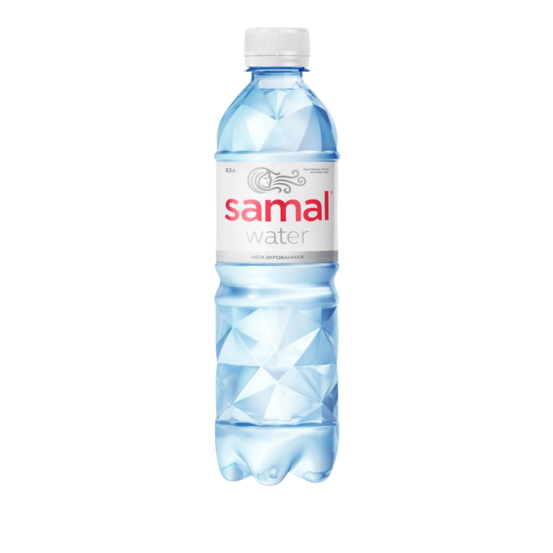 Вода негазированная питьевая "Samal", 0,5 л, пластиковая бутылка / Вода питьевая oe.kz Вода негазированная питьевая "Samal", 0,5 л, пластиковая бутылка / Вода питьевая
