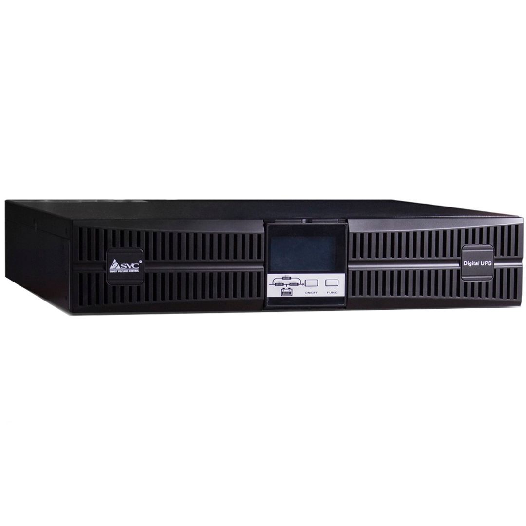 ИБП SVC RT-1KL-LCD, 1000 ВА/900 Вт, черный, стоечный / Источники бесперебойного питания